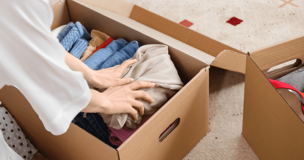 Declutter with Deluxe Moving using the KonMari style