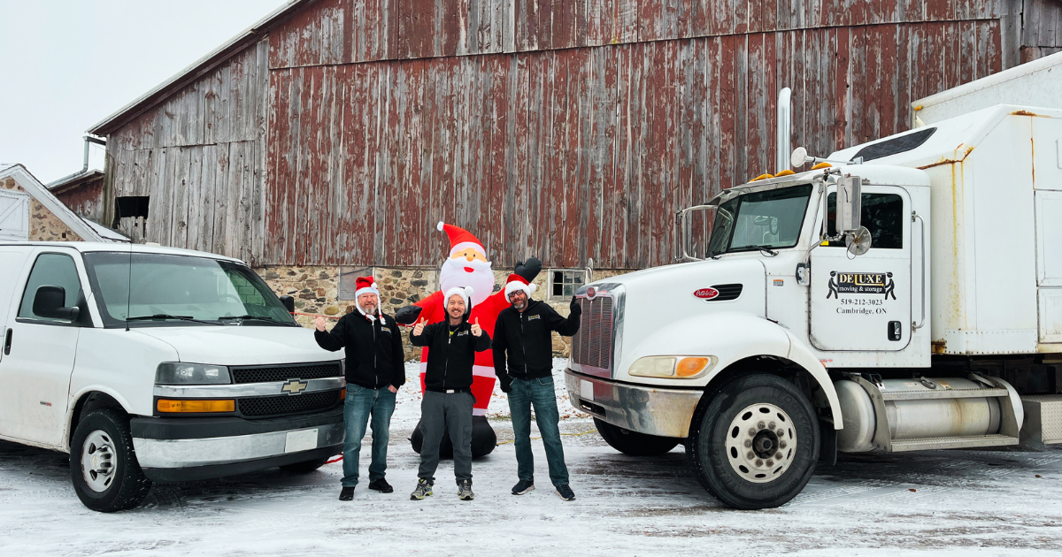 Happy Holidays from the Deluxe Moving team!