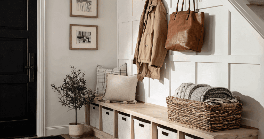 Setting Up Entryway/Mudroom